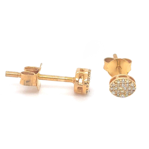10kt Yellow Gold .10ct Diamond Stud Earring