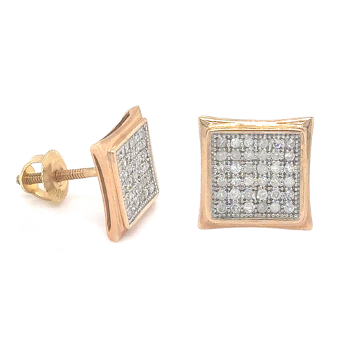 10kt Yellow Gold .25ct Diamond Stud Earring