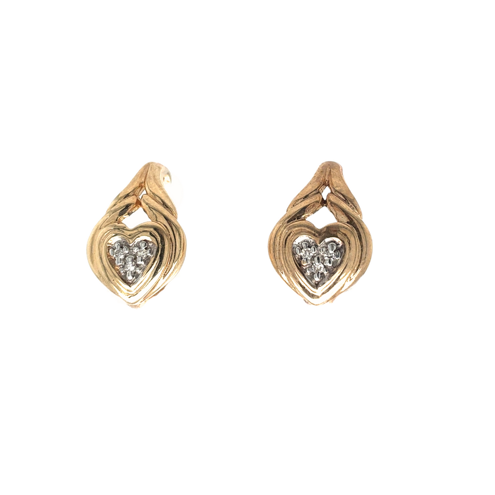 10kt Yellow Gold .03ct Diamond Stud Earring
