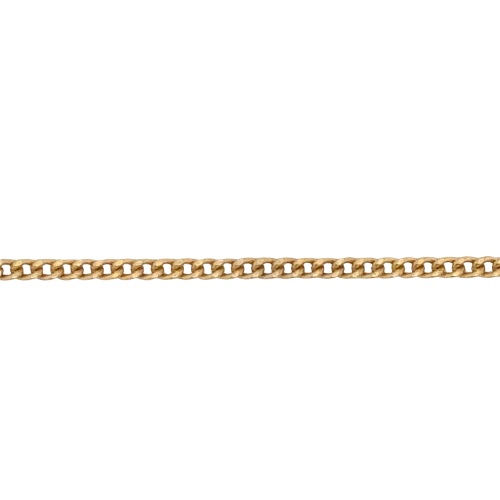 10kt Yellow Gold 2.5mm Curb Anklet