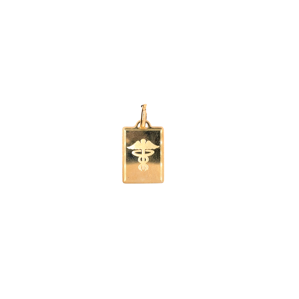 10kt Yellow Gold Medic Alert Charm