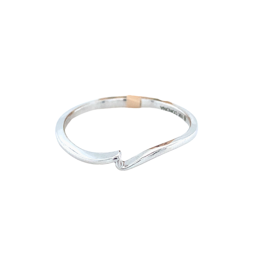 10kt White Gold Band