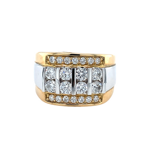 10kt Two-Tone Diamond Ring