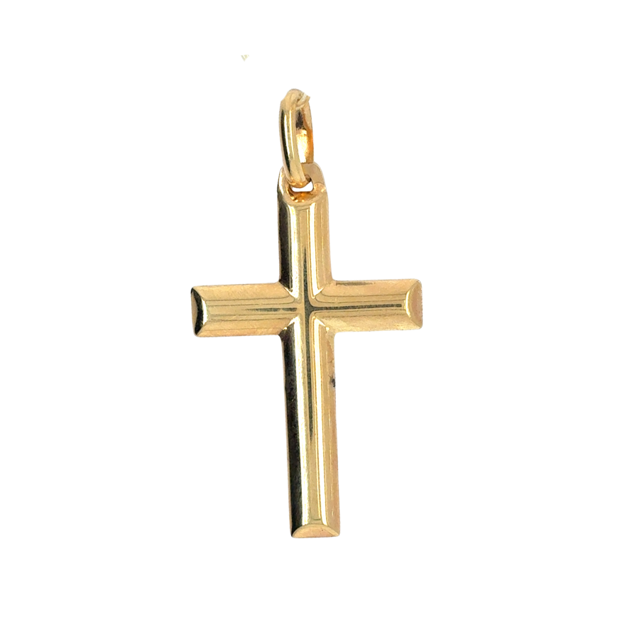 10kt Yellow Gold Cross Charm