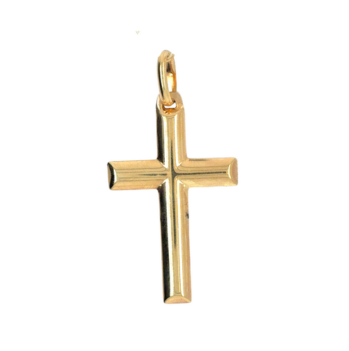 10kt Yellow Gold Cross Charm