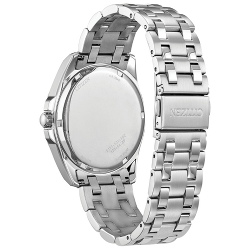 Citizen Peyton Silver Tone Green Dial Eco Drive Watch BM7530-50X
