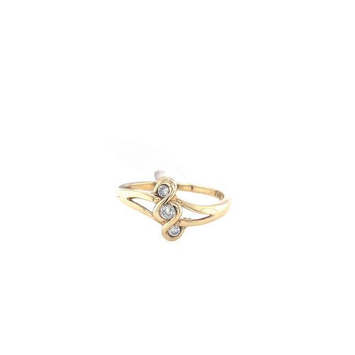 10kt Yellow Gold Diamond Ring