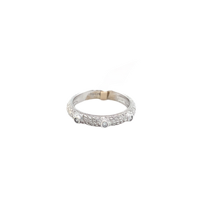 14kt White Gold .06 tdw Diamond Ring