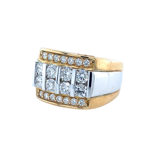 10kt Two-Tone Diamond Ring