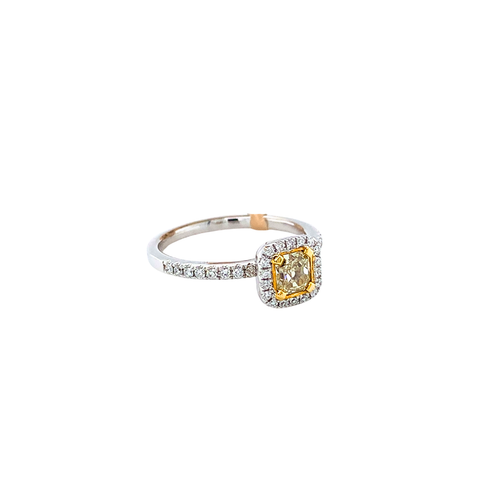 14kt White Gold .83 tw Diamond Ring