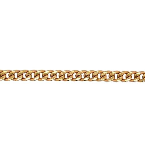 10kt Yellow Gold 4mm Curb Anklet