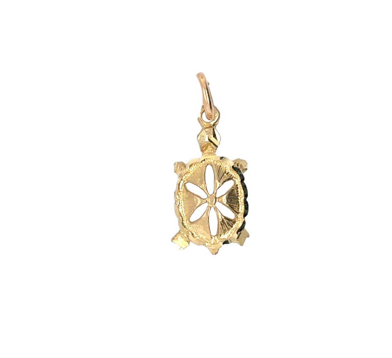 10kt Yellow Gold Turtle Charm