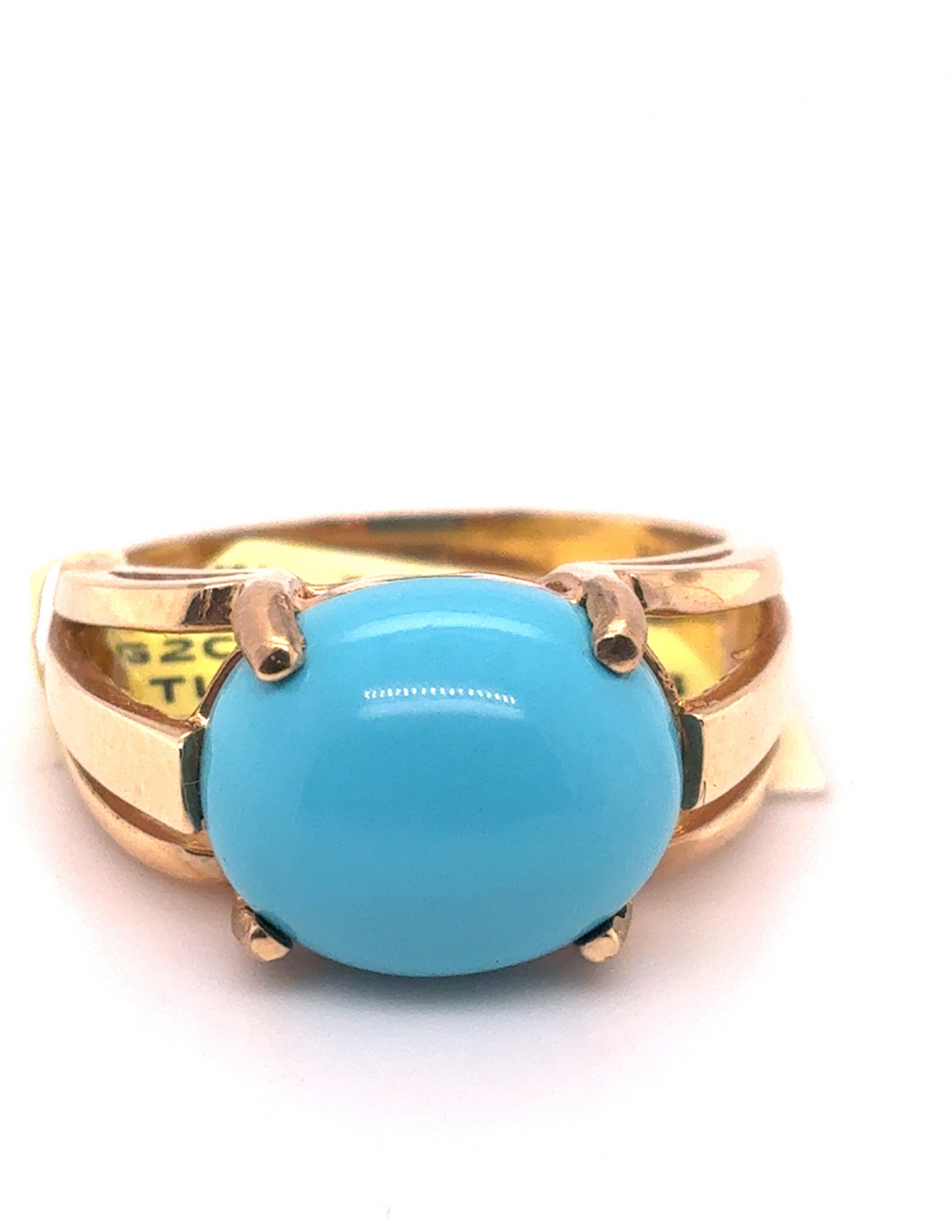 10kt Yellow Gold Turquoise Ring