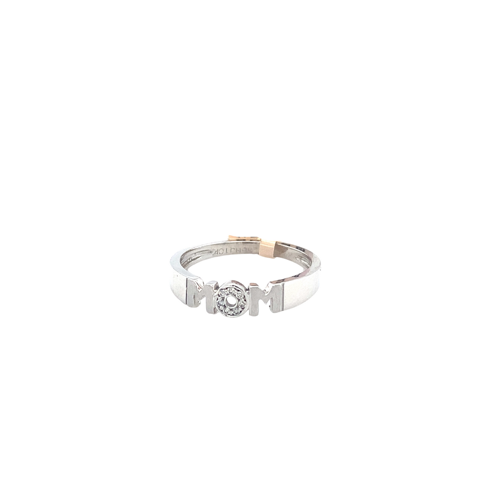 10kt White Gold .02tw Diamond Ring