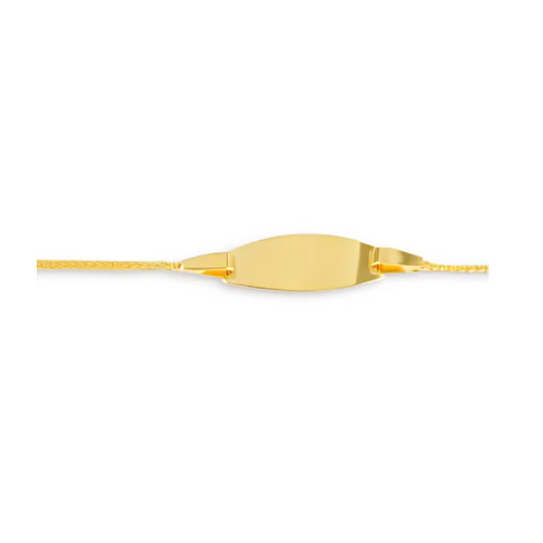 10kt Yellow Gold Baby ID Bracelet