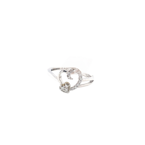 10kt White Gold .15 tdw Diamond Ring