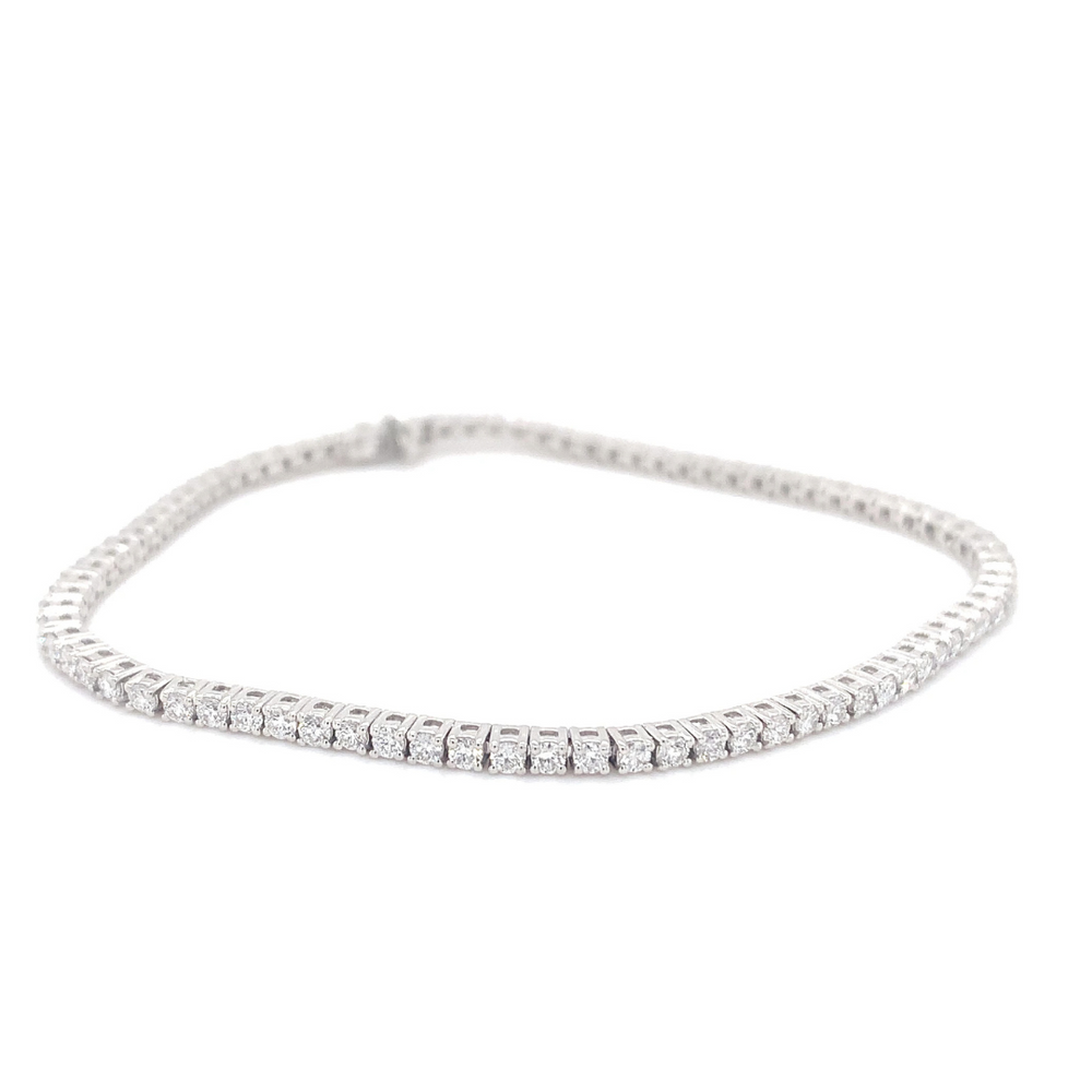 1.50CT 14KT White gold Lab Grown Diamond Tennis Bracelet