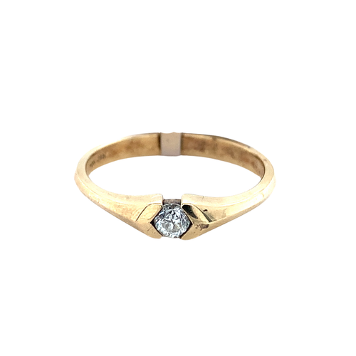 10Kt Yellow Gold Diamond Rings