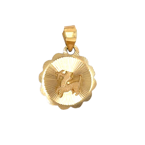 10kt Yellow Gold Sagittarius Charm