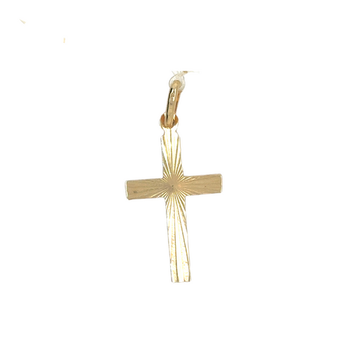14kt Yellow Gold Cross Pendant