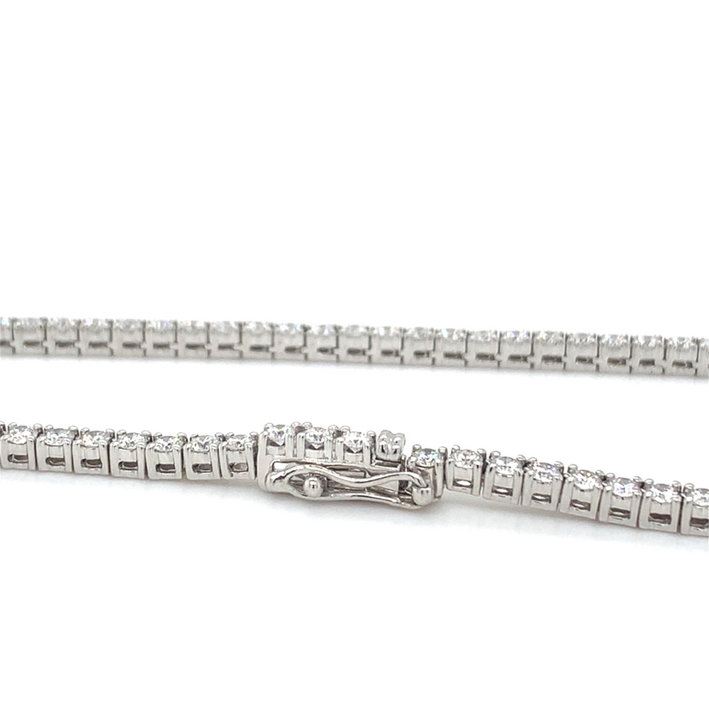3CT 14KT White gold Lab Grown Diamond Tennis Bracelet - Black Friday Special