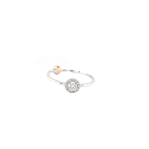 10kt White Gold Diamond Ring
