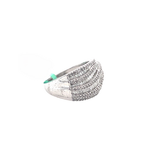 Sterling Silver 1.00 ct Diamond Ring