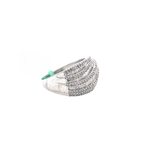 Sterling Silver 1.00 ct Diamond Ring