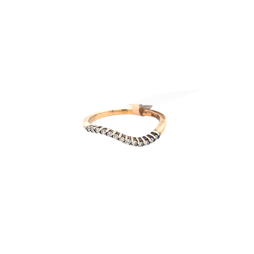 10kt Yellow Gold .12tw Diamond Band