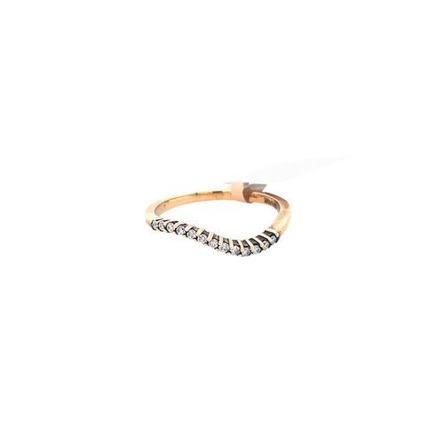 10kt Yellow Gold .12tw Diamond Band
