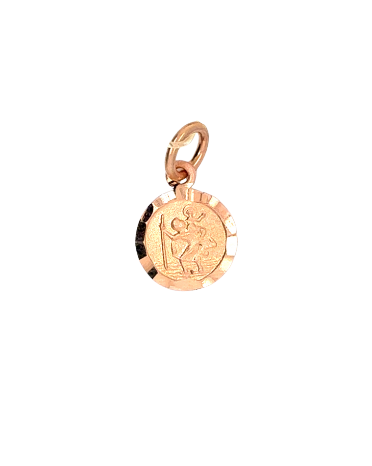 10kt Yellow Gold St. Christopher Charm