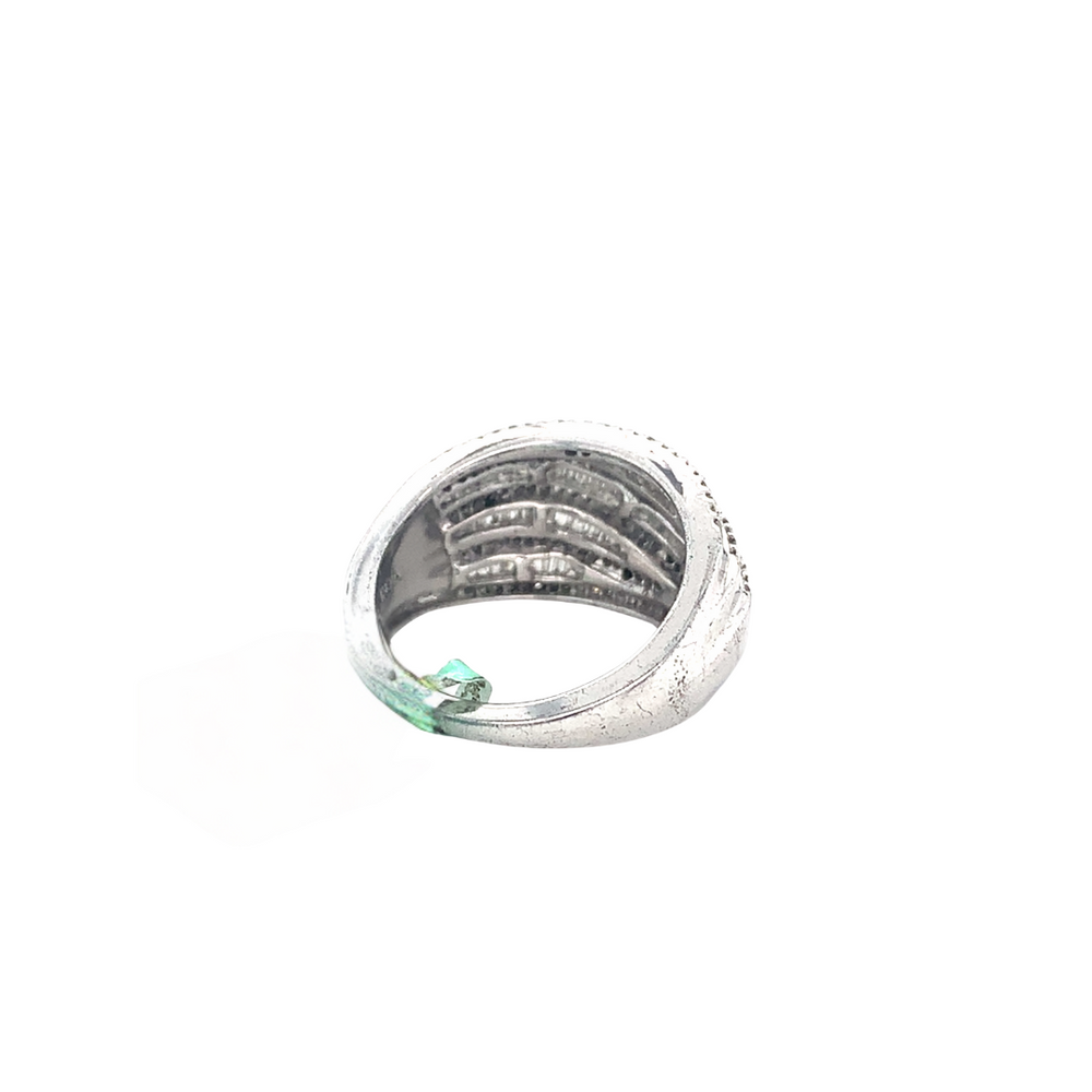 Sterling Silver 1.00 ct Diamond Ring