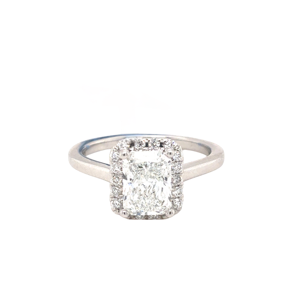 14kt White Gold Lab Grown Diamond Ring
