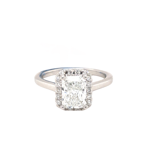 14kt White Gold Lab Grown Diamond Ring