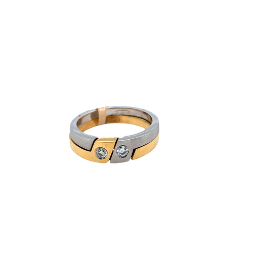 10kt two-tone gold Diamond Ring