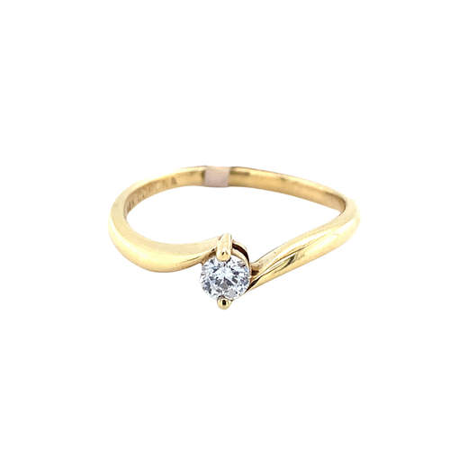 14kt Yellow Gold Diamond Ring