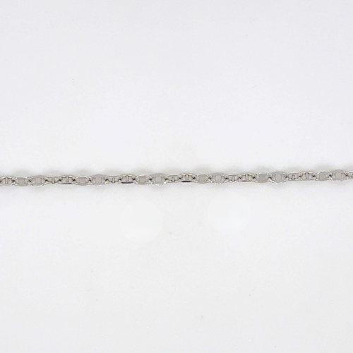 10kt White Gold 3mm Fine Anklet