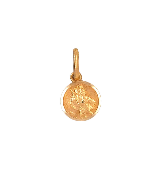10kt Yellow Gold St. Christopher Charm