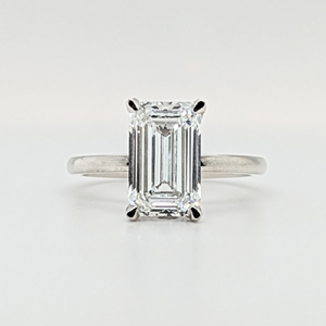 3ct Emerald Cut Engagement Ring - Special Price
