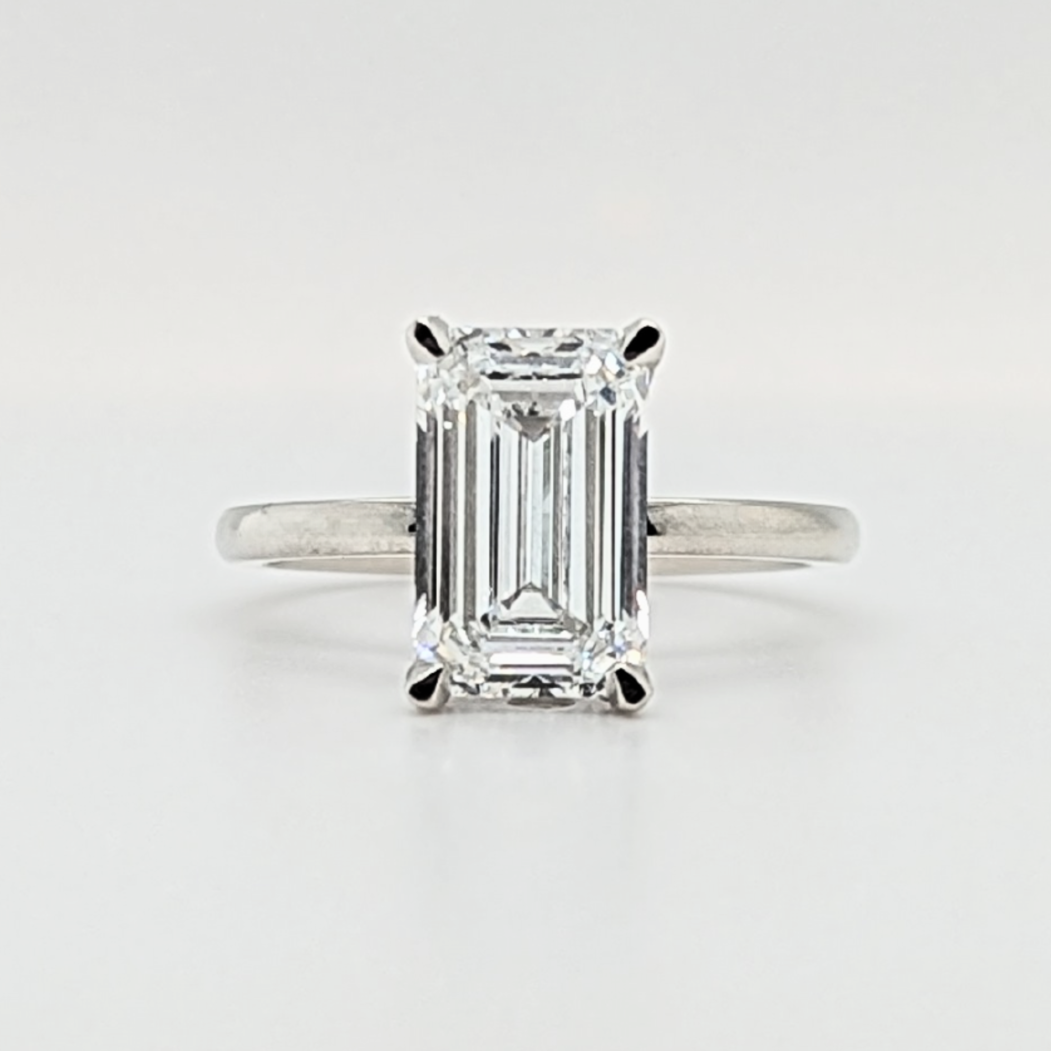 3ct Emerald Cut Engagement Ring - Special Price