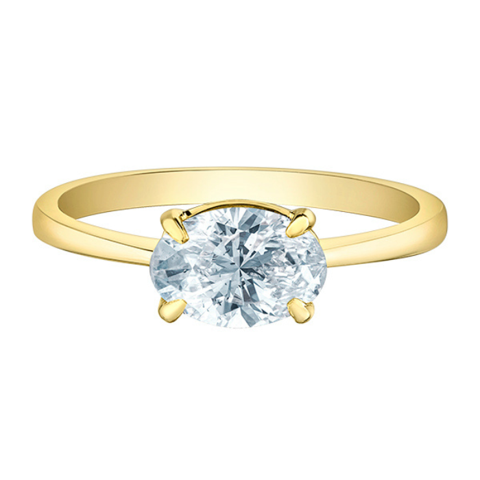 The East West Ring - Customizable Lab Grown Diamond Engagement Ring