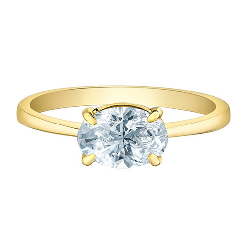 The East West Ring - Customizable Lab Grown Diamond Engagement Ring