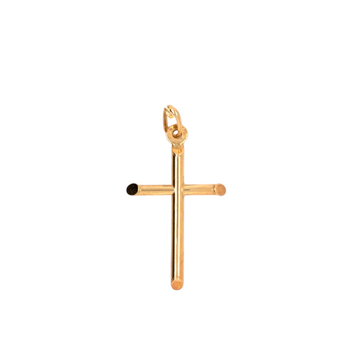 18kt Yellow Gold Cross Pendant