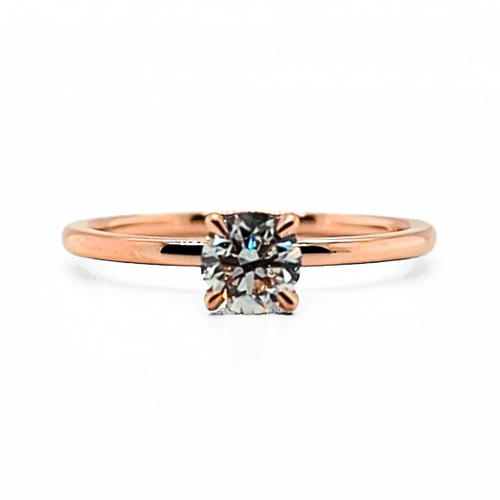 0.52ct Round Lab Grown Diamond Ring