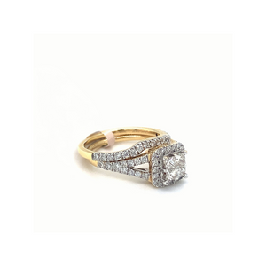 14k Yellow Gold Diamond Ring set