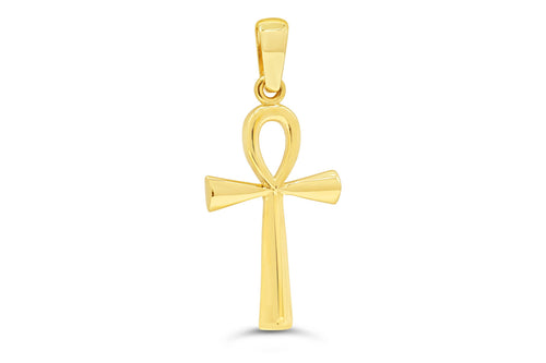 10kt Yelllow Gold Ankh Charm