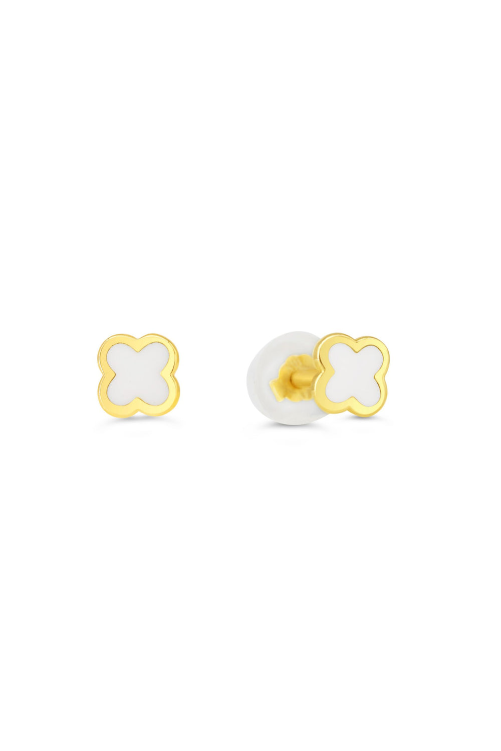 10kt Yellow Gold baby earrings