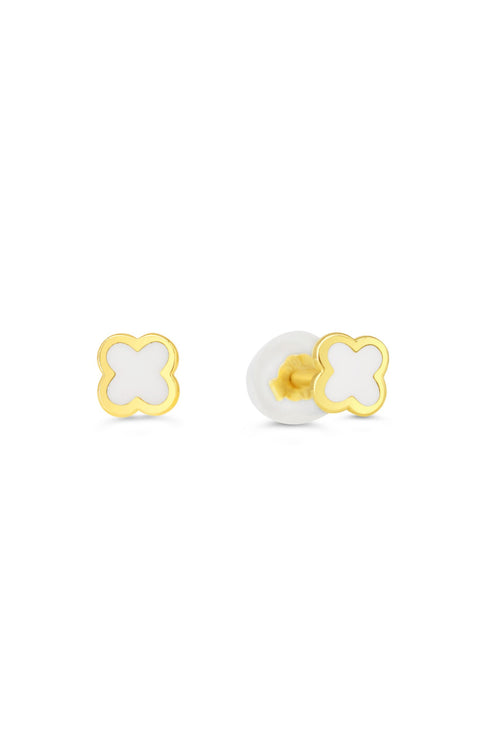 10kt Yellow Gold baby earrings