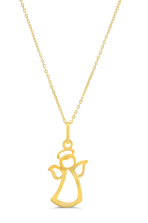 10kt Yellow Gold Angel Pendant