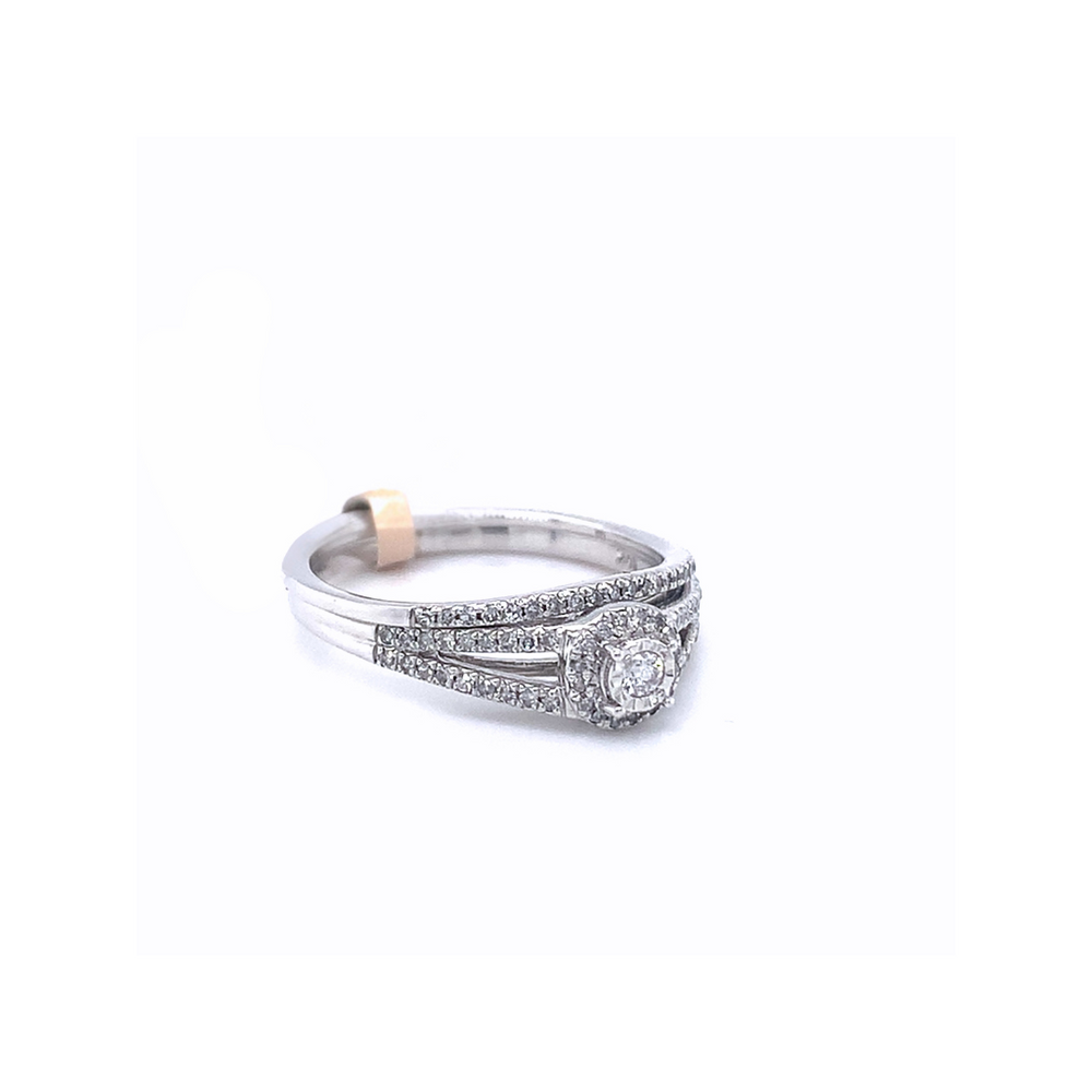 10kt White Gold Diamond Ring set